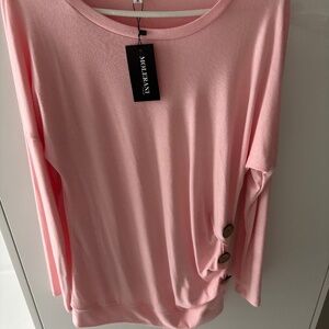 Molerani Pink Top in size M.